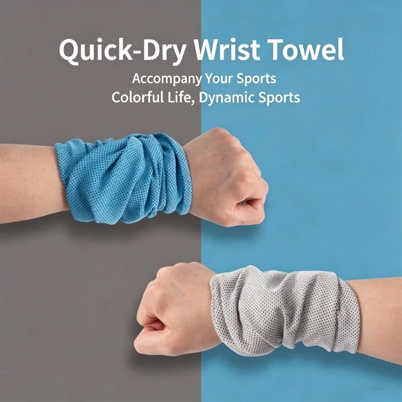 Fast-Drying Sweat Wipe Sleeve for Gym Days, Bike Days, and Walks J0MC