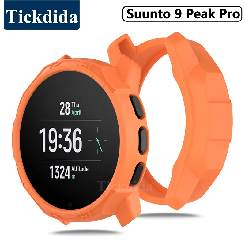 

TPU Protective Case Cover for Suunto 9 Peak / 9 Peak Pro Smart Watch Soft Protector Cover Shell Accessories