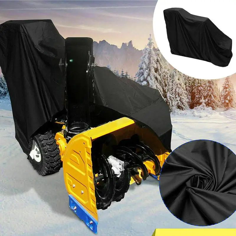 

Snow Blower Accessories Outdoor Protection Waterproof Snow Thrower Covers Heavy-Duty Fabric 210D Oxford Cloth Snowblower Cover