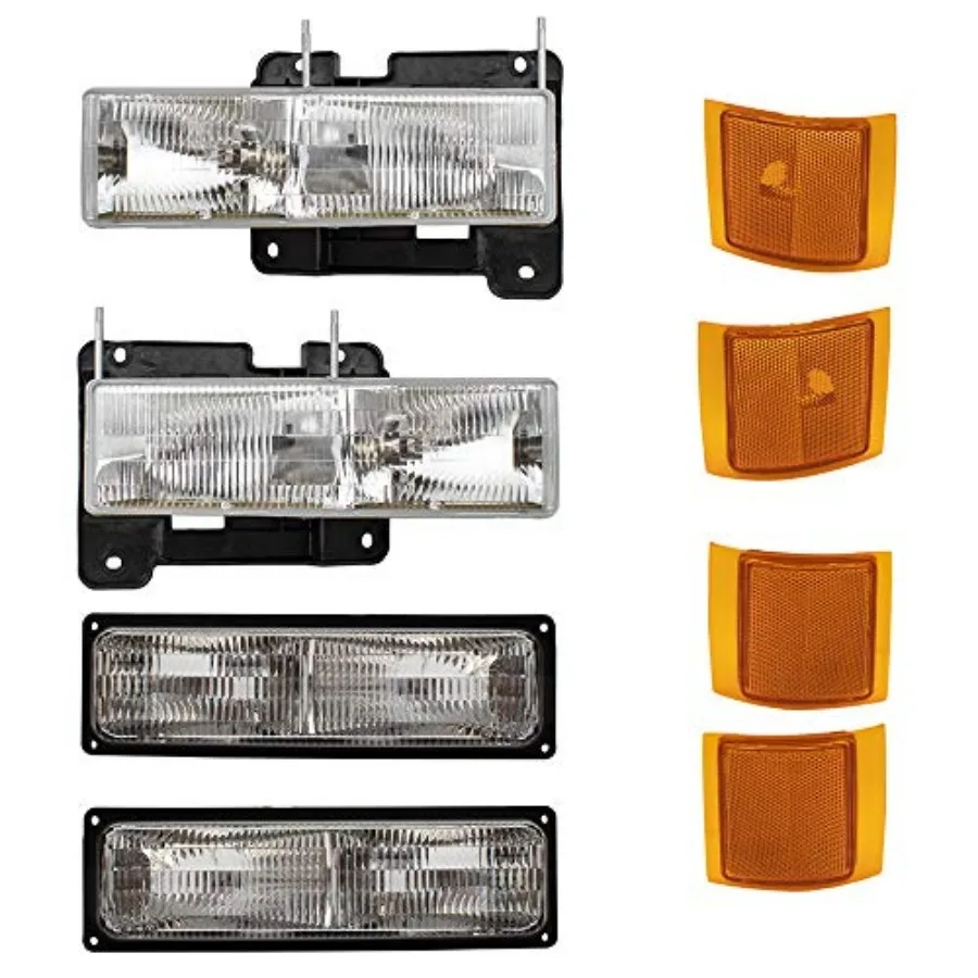 

Headlights and Signal Lights Compatible with 1994-2002 Chevrolet C/K Trucks 1994-2000 Chevrolet Suburban and 1995-2000 Chevrole