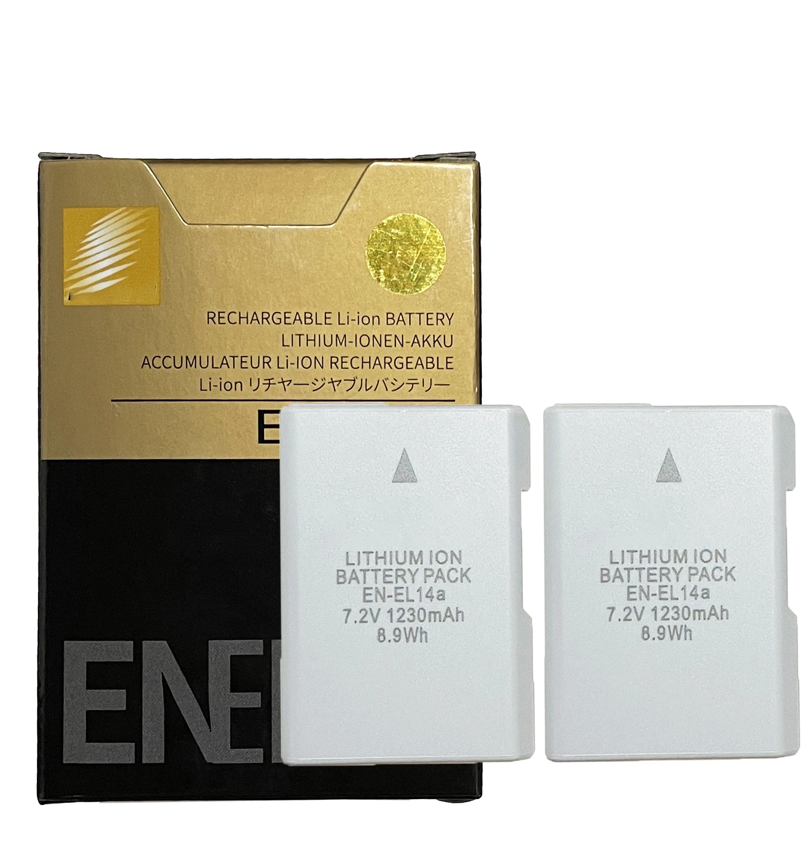 

2PCS EN-EL14A ENEL14a EL14a for Nikon D3200 D3100 D3400 D3500 D5100 D5200 D5300 D5500 D5600 D3300 P7100 P7200 P7700 P7800