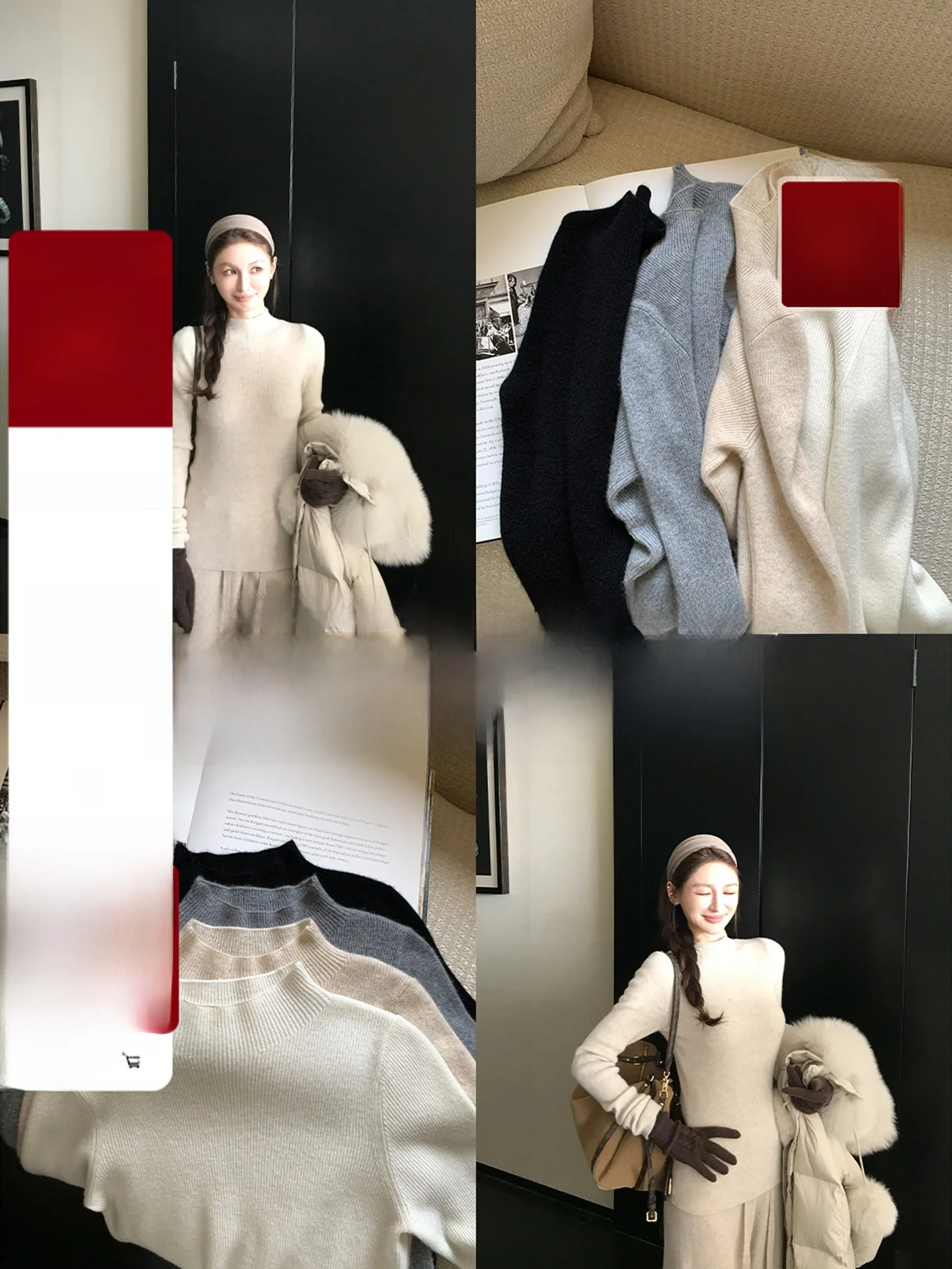 

Вязаный свитер Skk Store с высоким воротником, 26 ярдов, Alaan 00, Camere 225G, приятный к коже, женская одежда