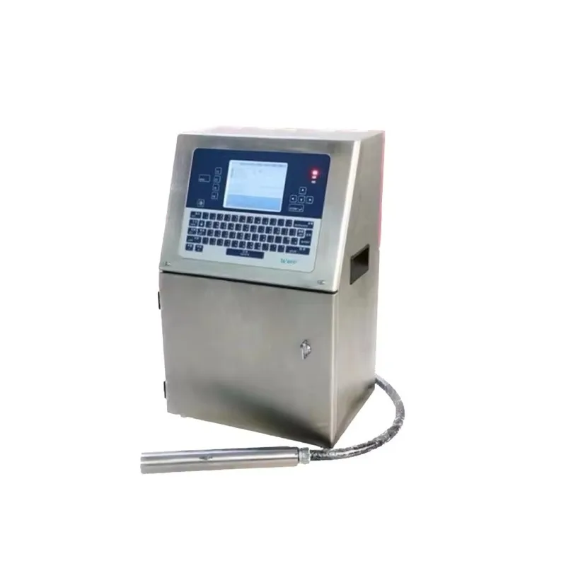 آلة نفث الحبر للطابعة السفلية لزجاجة المشروبات عبر الإنترنت لفترة الإنتاج طباعة ملصقات خطوط الأنابيب الأكثر مبيعًا