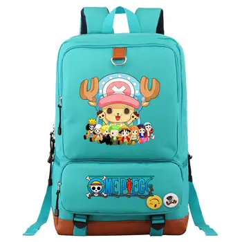 Anime One Piece Luffy tištěný unisex batoh velká školní cestovní taška pro studenty dospívající taška na notebook ipad chlapci 8 nejlepší prodej mochila chopper one piece - №4