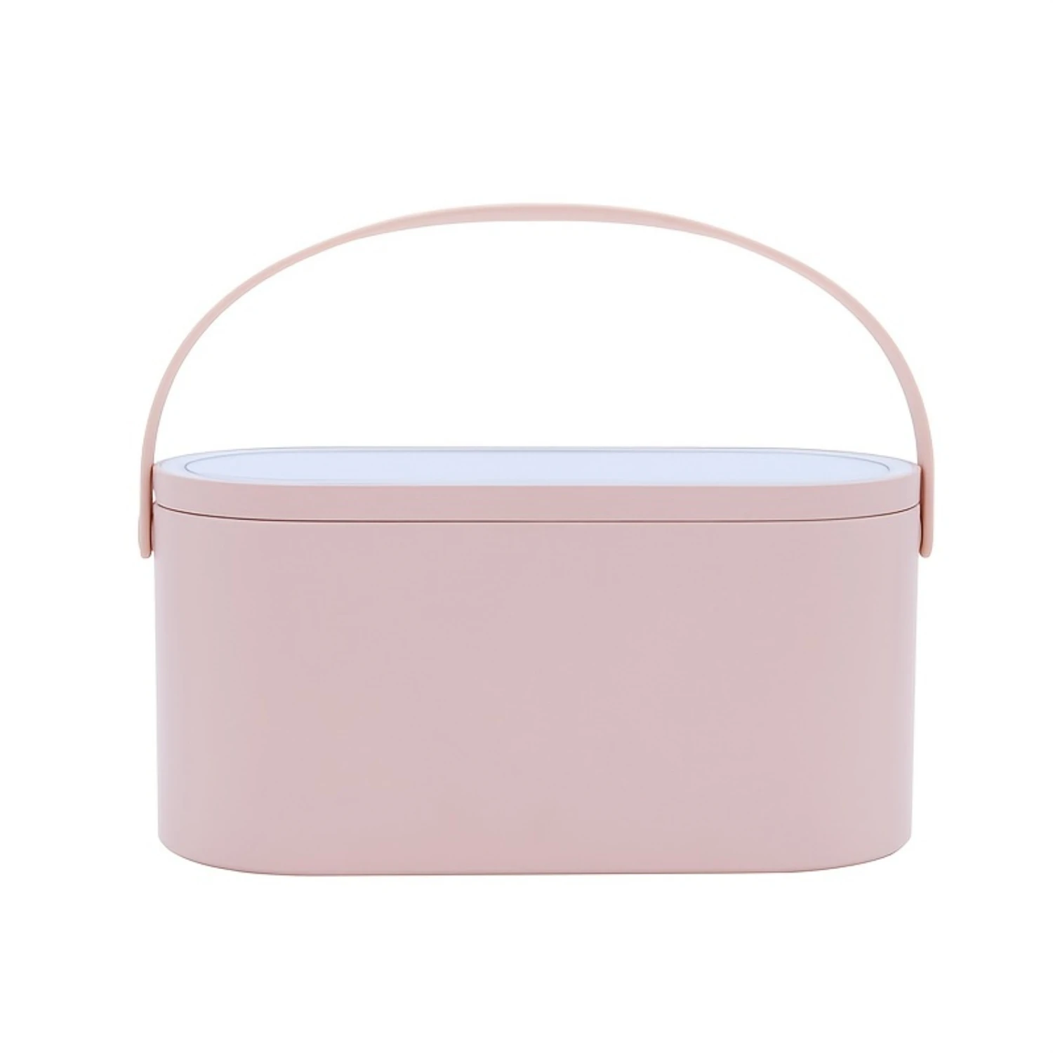 Cosmetic Storage Box, Cosmetic Bag, Makeup Bag, Portable Toiletry Case, Travel Cosmetic Case With Mirror And LED Lights; Great G
