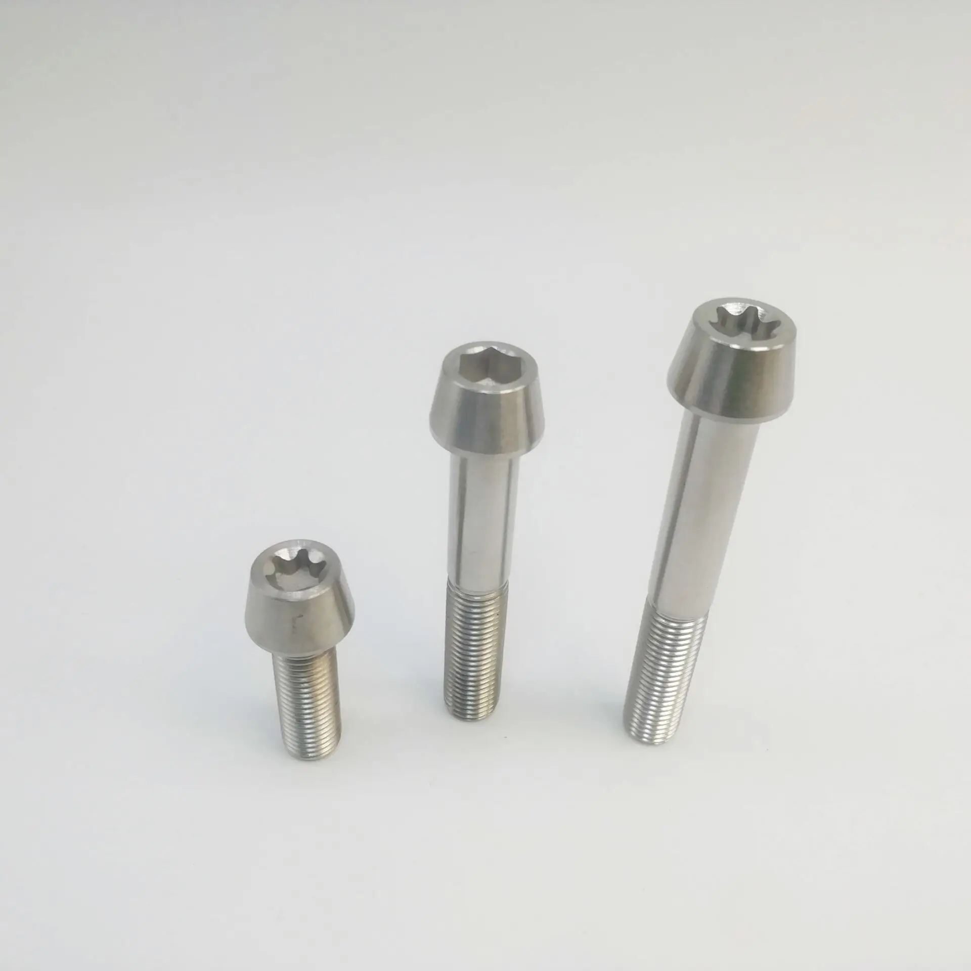 Liumeili M10X30mm M10x60mm M10x70mm Pitch 1.25mm Taper Head Titanium for Ducati Front Brake Caliper Motor Bike Bolts 1pc