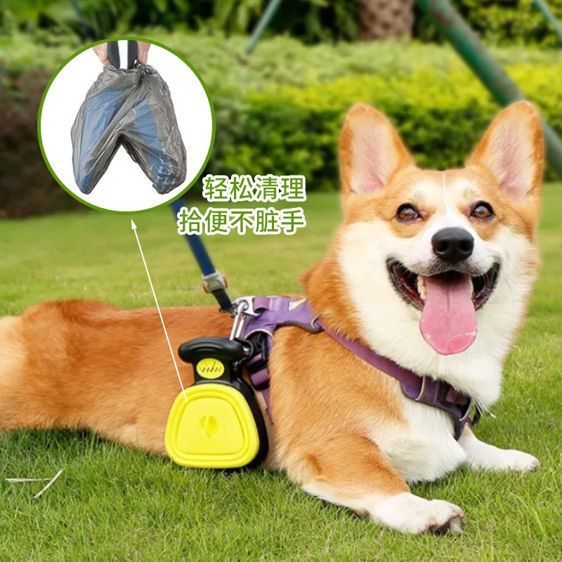 Outdoor Dog Poop Bag Dispenser Travel Foldable Pooper Scooper Poop Scoop Clean Animal Waste Picker Cleaning Tools Pet Products