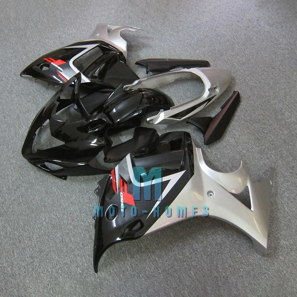 Customized Fairing Set for SUZUKI GSX650F 08-11 GSX 650F 2008 2009 2010 2011 100% Injection Wrecked Rebuilding Bike Grey  Black