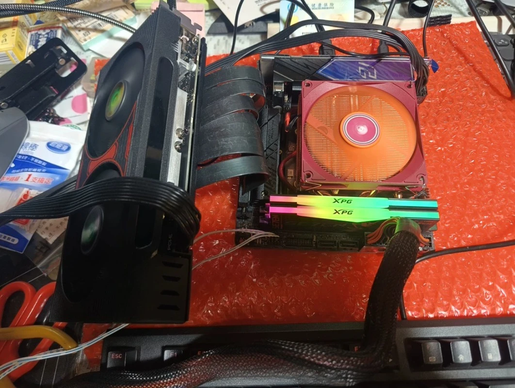 

AXP90-X53 FULL pure copper version ITX air-cooled 53MM down-pressure CPU heat sink AM5/1700