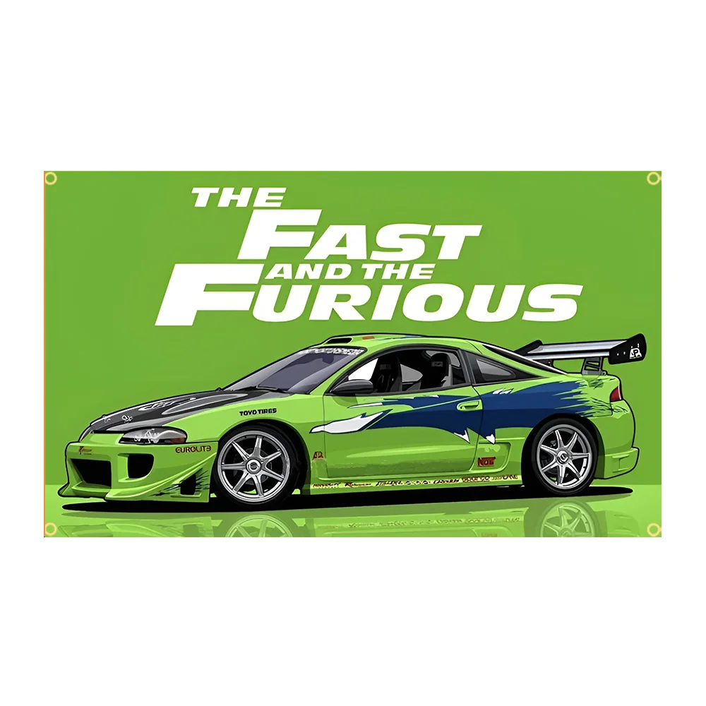3x5ft 90x150cm JDM Car Flag Applicable To Garage Or Outdoor For Decoration