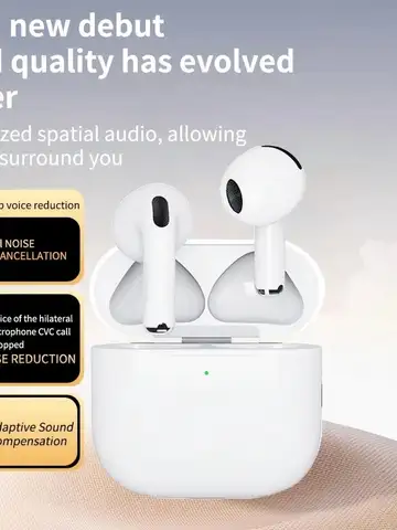 Airs Pro Wireless Earbuds Fake AirPod Bluetooth Earbuds with Hi-Fi Stereo and Microphone Charging Case with All Smartphones