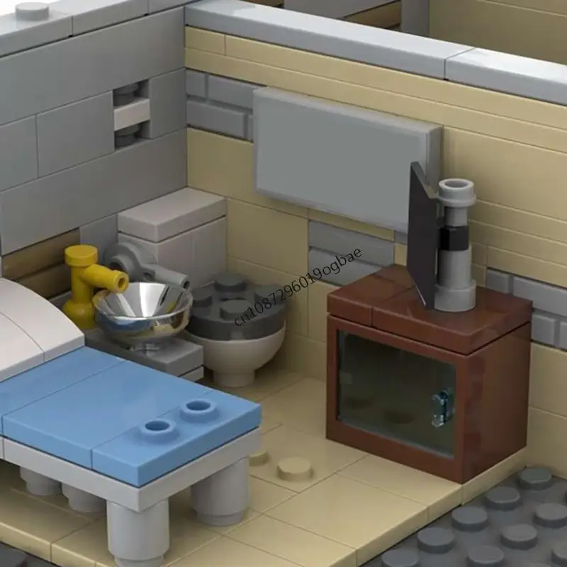 Nuovo 6738PCS Città di Vendita Caldo Street View Moc Modulare Prigione Massima Modello Building Block Fai Da Te Idee Creative KidToy Regalo Di Compleanno