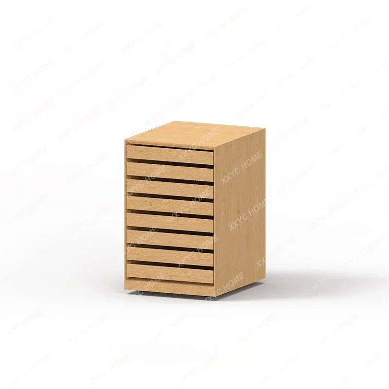 Modern simple study office file cabinet storage removable drawer home living room corner few
