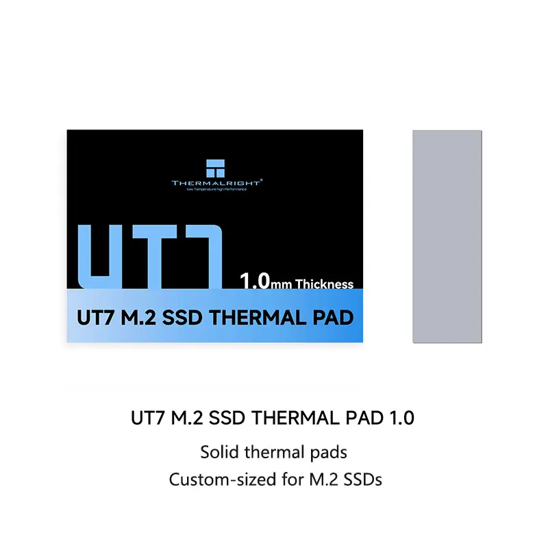 Thermalright UT7 M.2 SSD Thermal Pad Non-Toxic Non-Conductive Wide Range of Applications and Easy Installation 12.9 W/MK 70x22mm