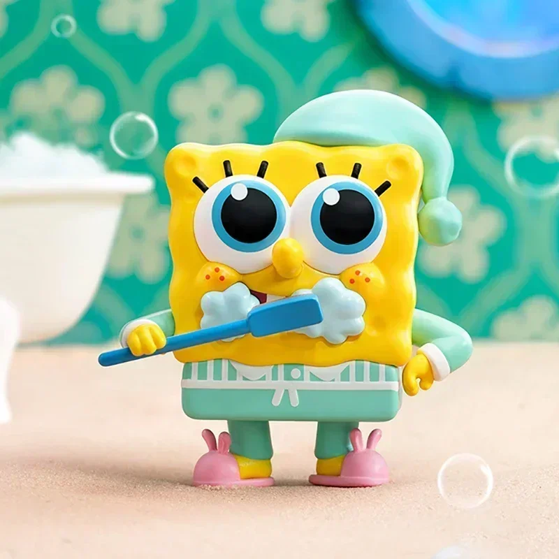 POP MART Spongebob Best Friends Series Genuine Blind Box Mystery Box Guess Bag Toys Doll Cute Anime Figure Desktop view 4