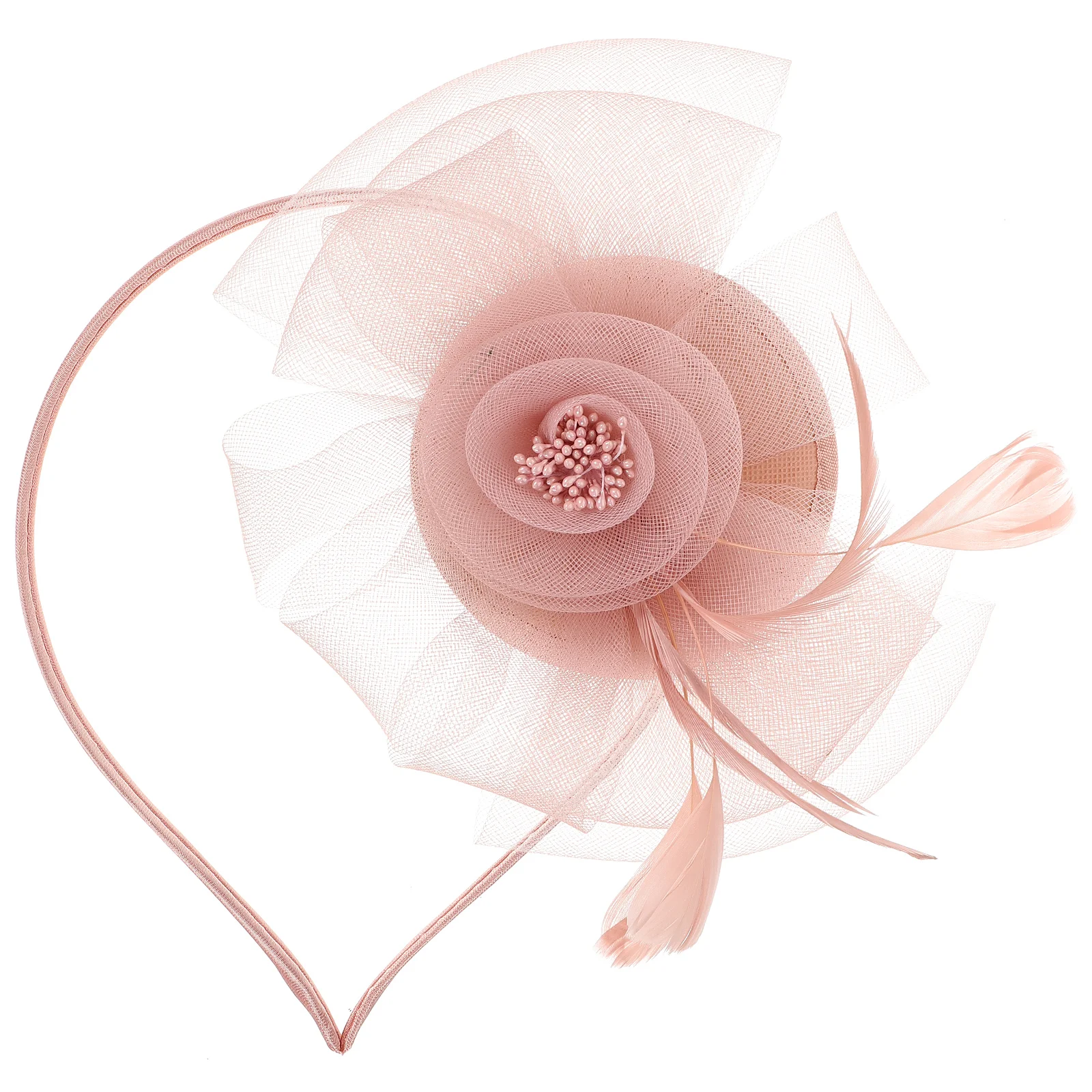 

Fascinator Headband Bride Lightweight Vintage Mesh Veil Tea Party Wedding Bridal Hair Accessory Elegant Fascinators