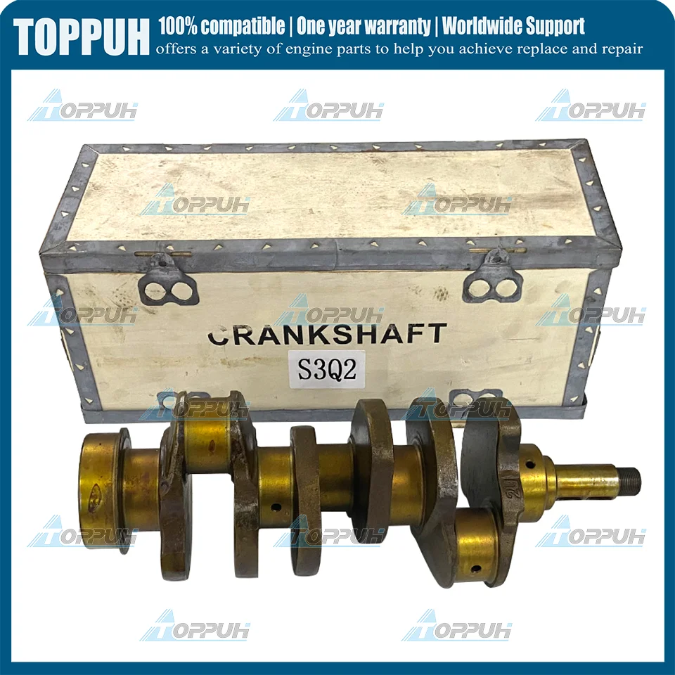 S3Q2 Crankshaft For Mitsubishi Engine Caterpillar 303.5C 303C Excavator