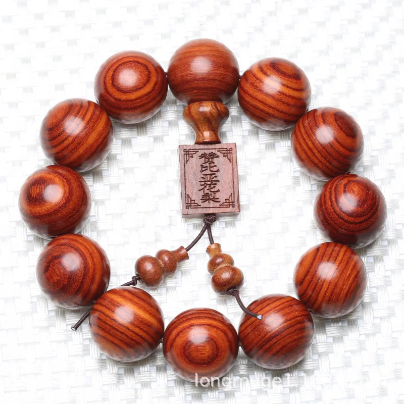 Vietnam Tiger Ebony Zambia Padauk  Same Material Rift Grain Men20mmMen's Specimen Beads Texture