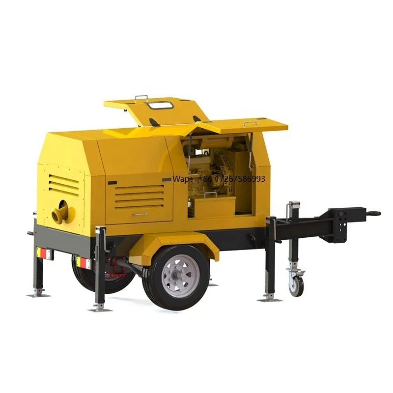 Mobile Flexible Large Displacement Driven Self Suction High Vacuum Water Pump