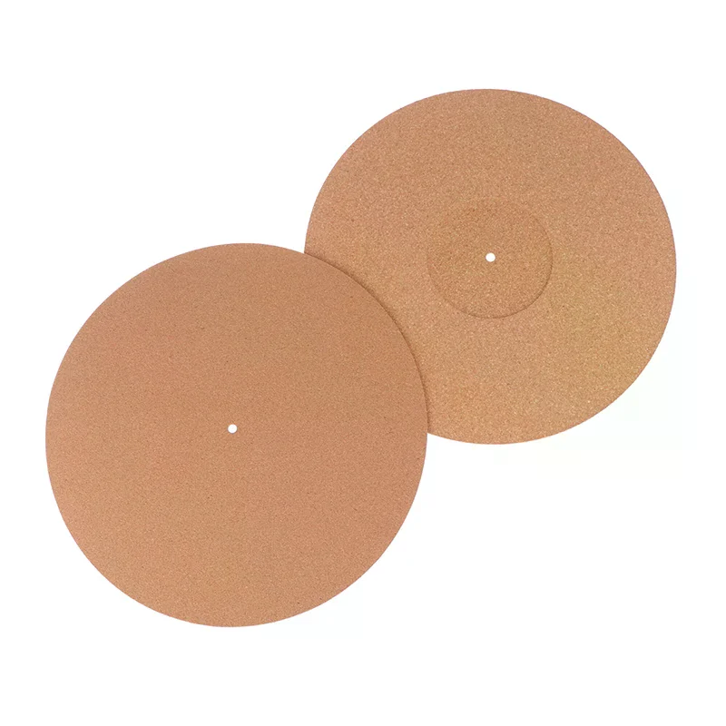 

Record Pad Soft Cork Vibration Reduction Anti-Static Vinyl Mat Turntable Slipmat Pad Dia 297MM For Phonograph