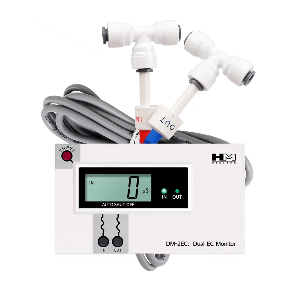 Probador de Calidad del Agua en línea DM1 medidor TDS Dual/medidor EC Dual DM2 pantalla LCD HD sonda Dual agua potable piscina acuario medidor de PH