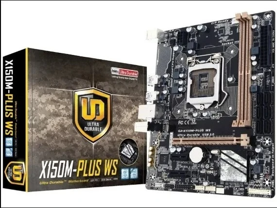 

Новая материнская плата для процессоров Gigabyte X150M-PLUS WS с поддержкой процессоров серии E3 1200.