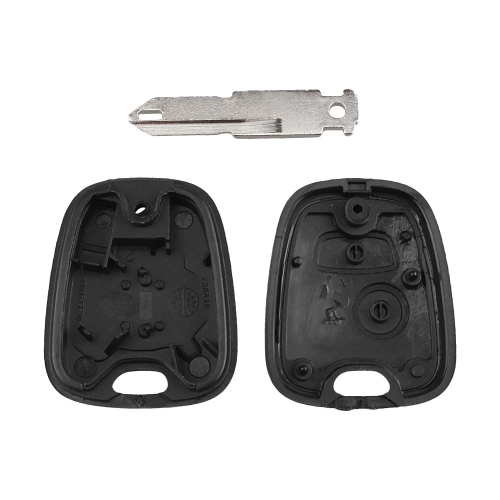 KEYYOU 2 Buttons Remote Blank Car Key Shell Fob Case For Peugeot 206 106 306 406 Key Case Cover NE73 Blade