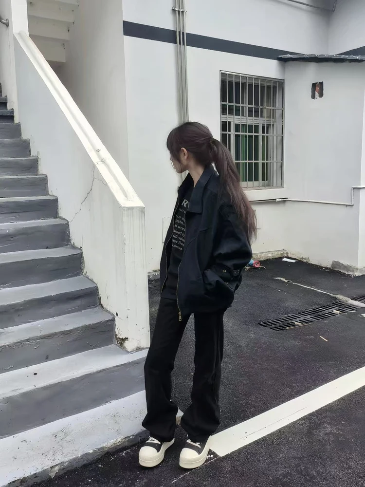 

Куртки-бомберы Puffer женские зимние полиуретановые ветрозащитные куртки с множеством карманов Techwear стеганый воротник-стойка Urban Heavy-Duty OL Simple