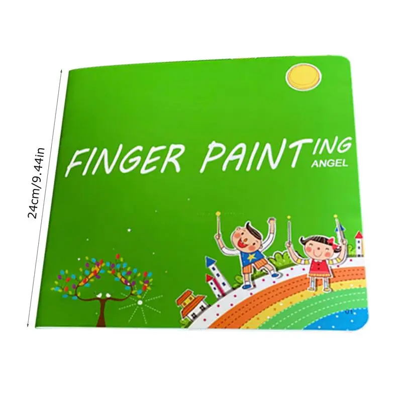 Kids Washable Finger Paint Finger Paint Tool Kit Portable Washable Kids Paint Educational Tool Kit for Children Drawing tool images - 6