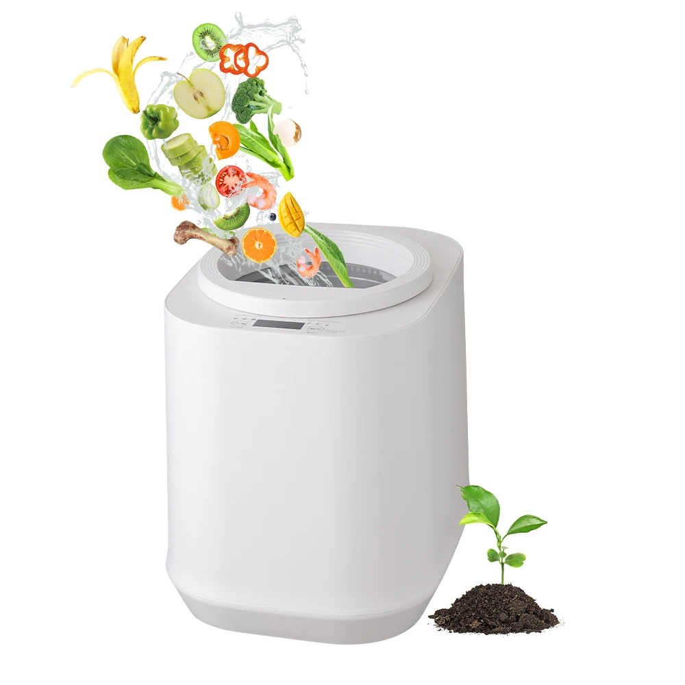 4L Kitchen Food Waste Composting Machine Automatic Electric Odor Remove Kitchen Waste Recycling Machine