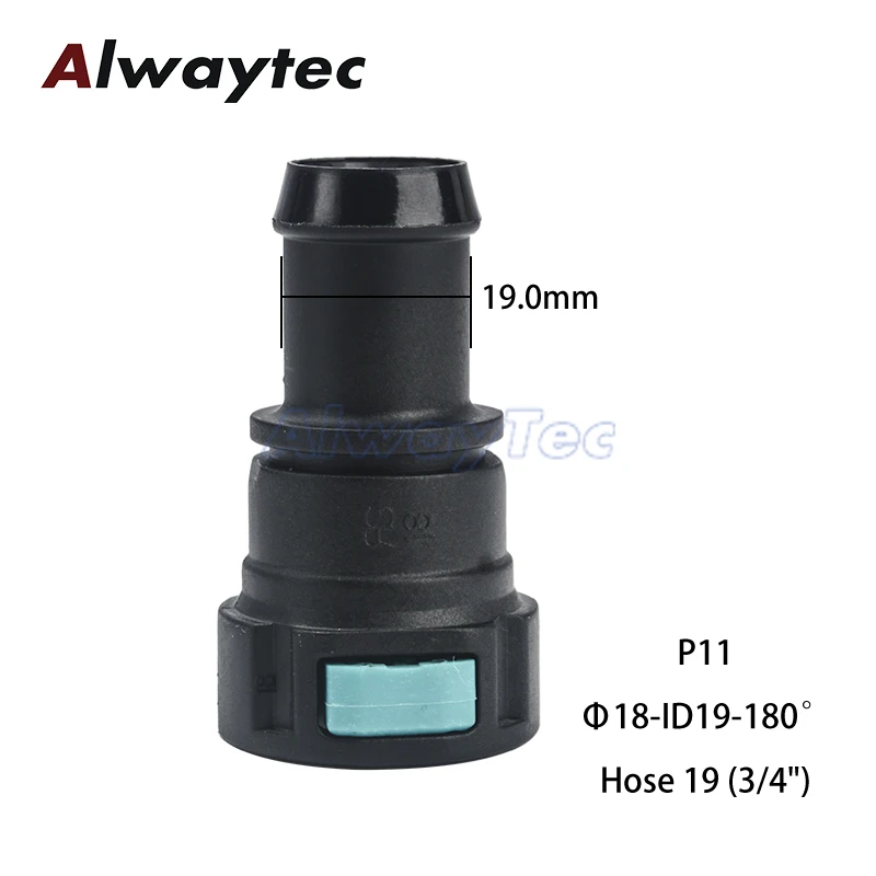 Auto kraftstoff kunststoff quick connect fitting 18,9mm Große durchmesser schlauch adapter weiblichen schnell anschluss – Detail 6