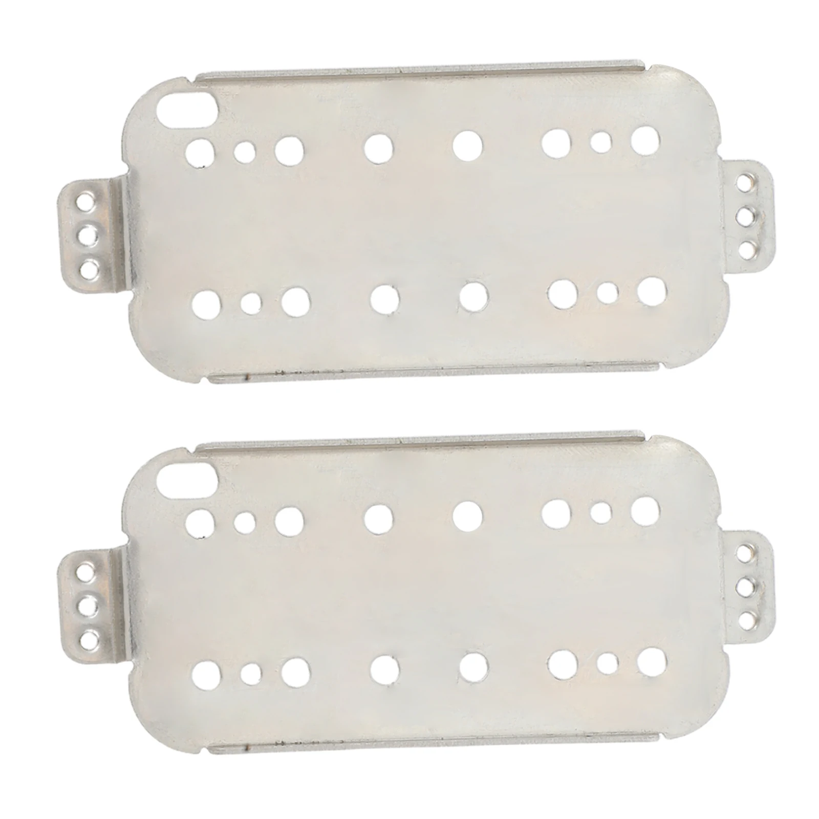 

2 pcs Guitar Neck Humbucker Pickup Base Plate 50Mm 52Mm Pole Spacing Cupronickel Electric Replacement Part For Double Humbucker