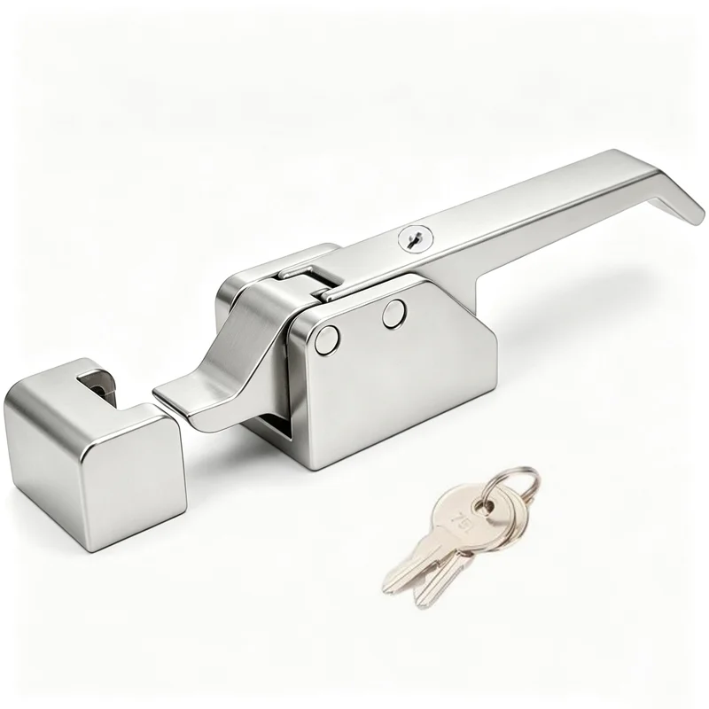 RV Over-Center Draw Latch Zinc Alloy Door Handle Lever Latch For Acoustic Enclosures Test Chamber Industrial Cabinet Accessories