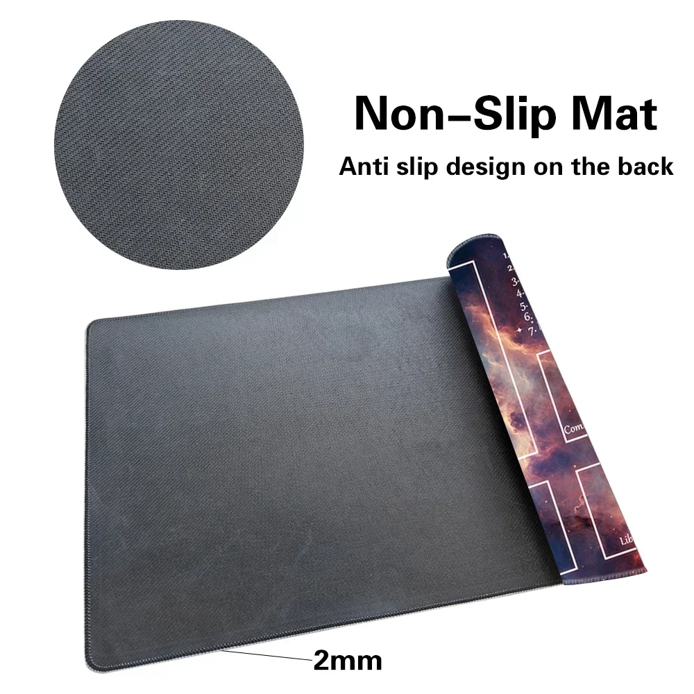 Nebula Noodle- Board Game MTG Playmat Game Mat Size 60X35 CM Compatible for TCG