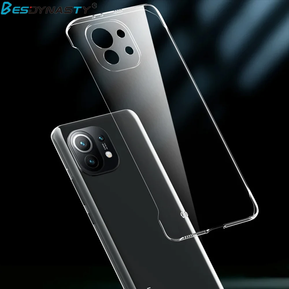 Ultra-thin Frameless Clear Case For Xiaomi 9Pro 10 10T 10S 11 12 Poco M4 M3 Pro Lite Ultra Redmi Note 8 9 10 10S 11 10X 5G Cover