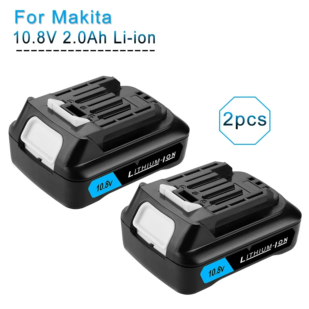 BL1020B BL1015 10.8V 12V 2.0Ah 4000mAh 6000mAh Li-ion Replacement Battery for Makita BL1041B BL1040 DF333D TD110D Cordless Drill