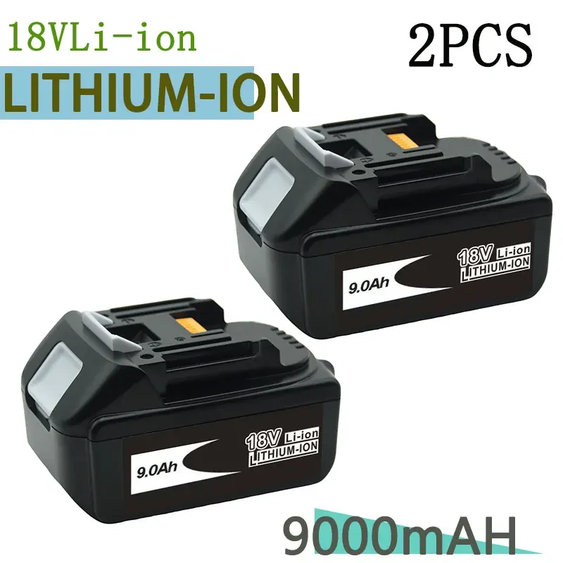 Makita Aste Lithium-ion Battery, 18V, 9.0Ah, with LED, for Replacing Power Tools, LXT400, BL1860B, BL1860, BL1850100% Original