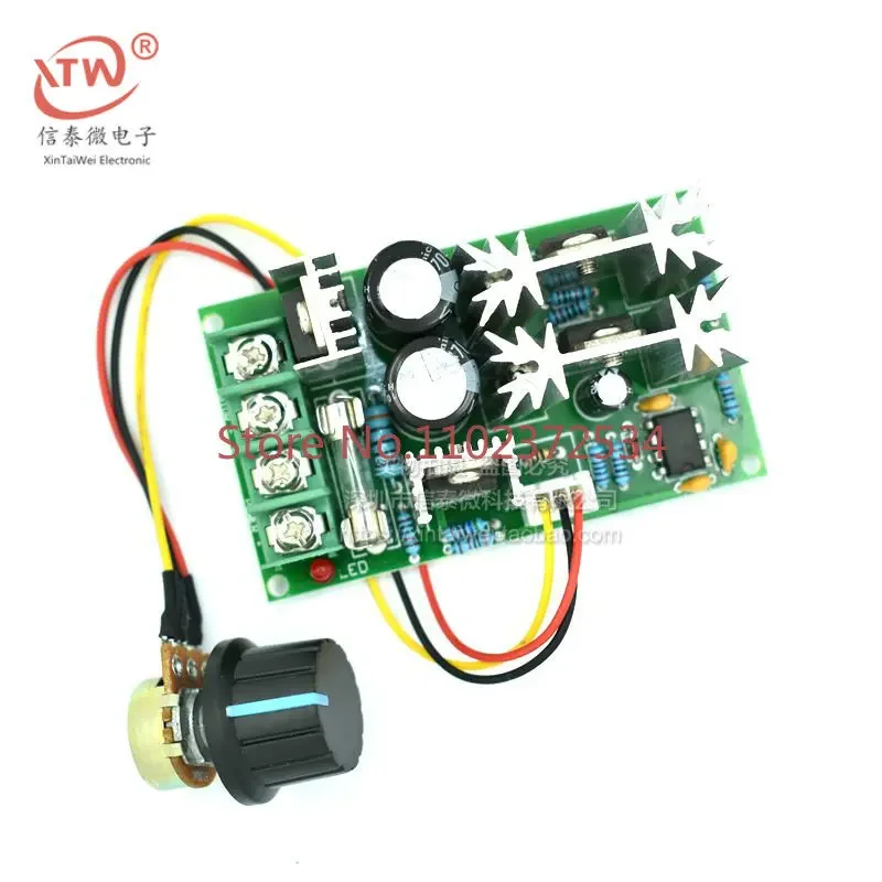 10 pieces DC motor governor 12V24V36V48V high-power drive module PWM controller 20A current regulator