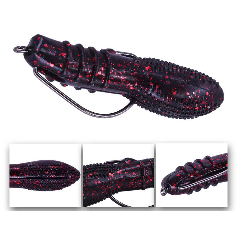 LURETV Deps SAME STYLE 6/8/10PCS COVER SCAT high-density barrier lead-free soft bait