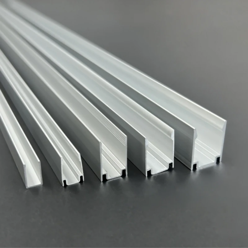 

0.5m/1m Flexible LED Neon Strip Light Fixed Clip U-shape Aluminum Channel Buckle Base Flexible Silicone Tube Mounted Bracket