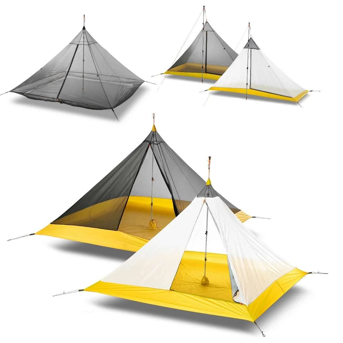 

Knot Gear Pyramid Inner Tent Outdoor Camping Mosquito Tent Ultralight Tent Hiking Mountaineering Backpack