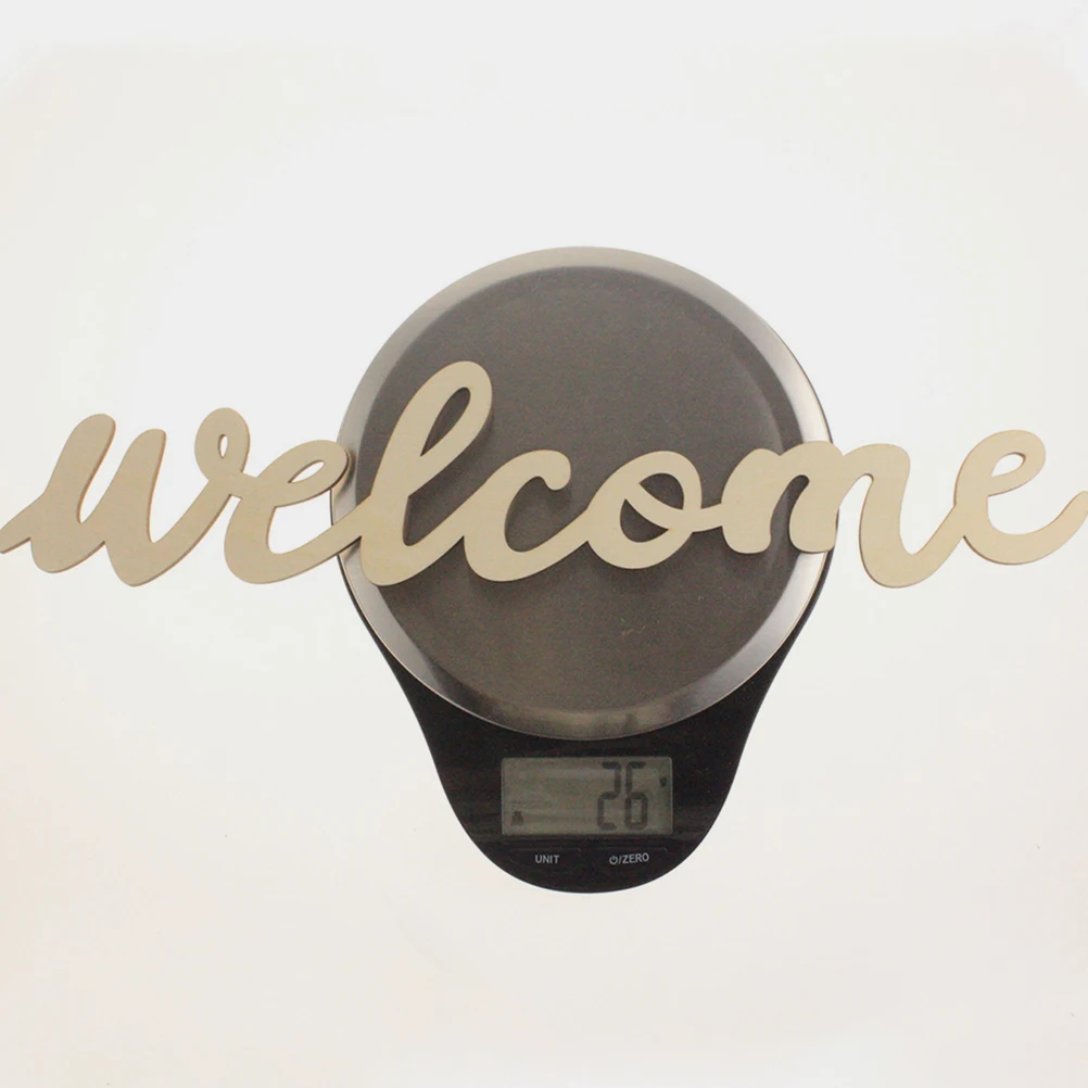 

10Pcs Wood Welcome Door Signs Hanging Plaques Clear Letters Home Entry Wall Decoration Perfect Gift Welcome Door Sign
