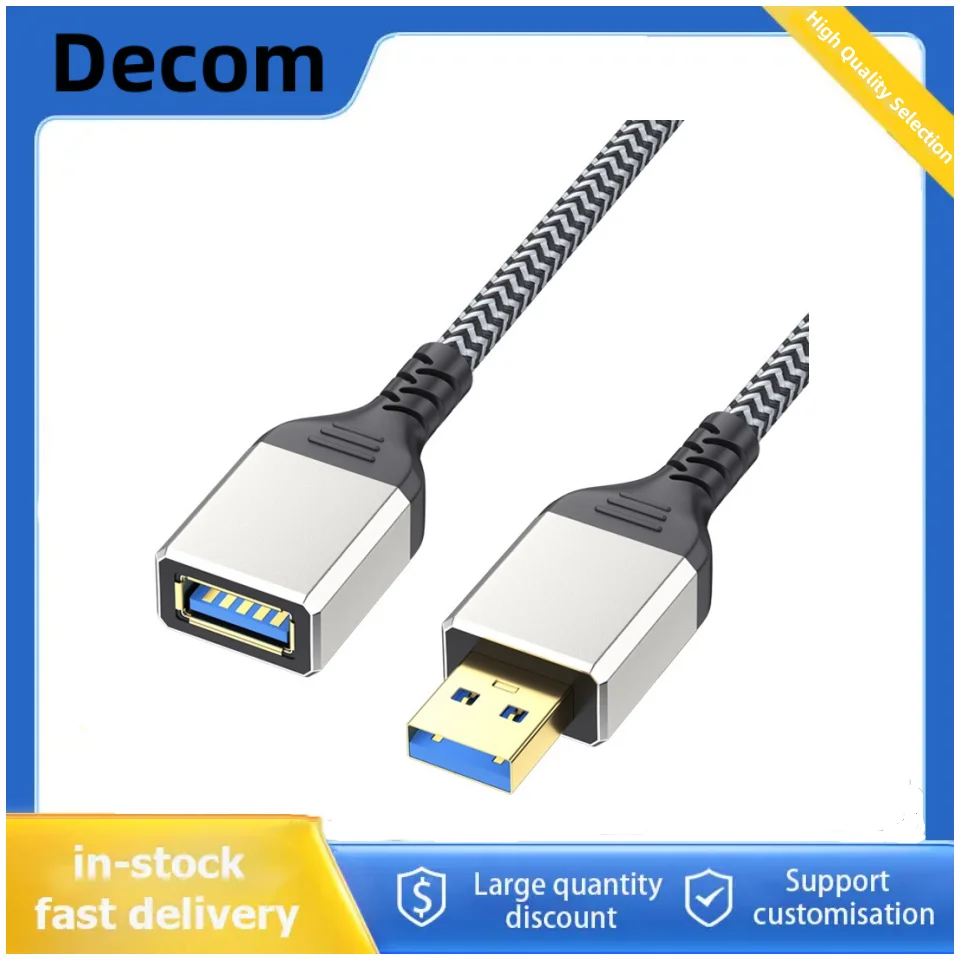 

Высокоскоростной удлинительный кабель USB 3.0 из алюминиевого сплава, 5 Гбит/с, OTG между мужчинами и женщинами для компьютера, USB-накопителя, мыши, клавиатуры
