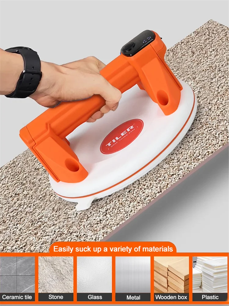 New Intelligent Digital Display Tile Vacuum Suction Cup Strong Heavy Duty Suction Cup Suitable for Tile Large Plate Glass