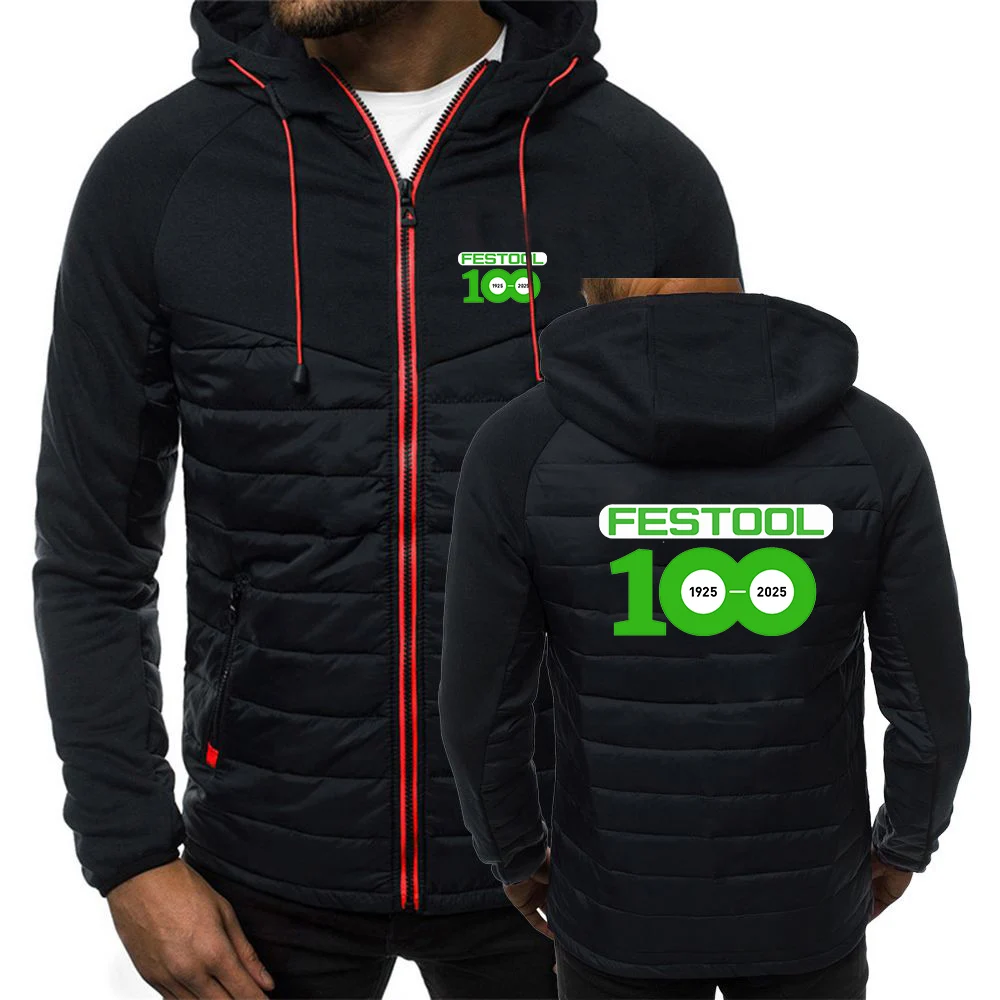 Spring And Autumn 2026 Men's Festool Logo Print The Heat Dissipation System of Sports Jacket plays a crucial role Coat Hoodies