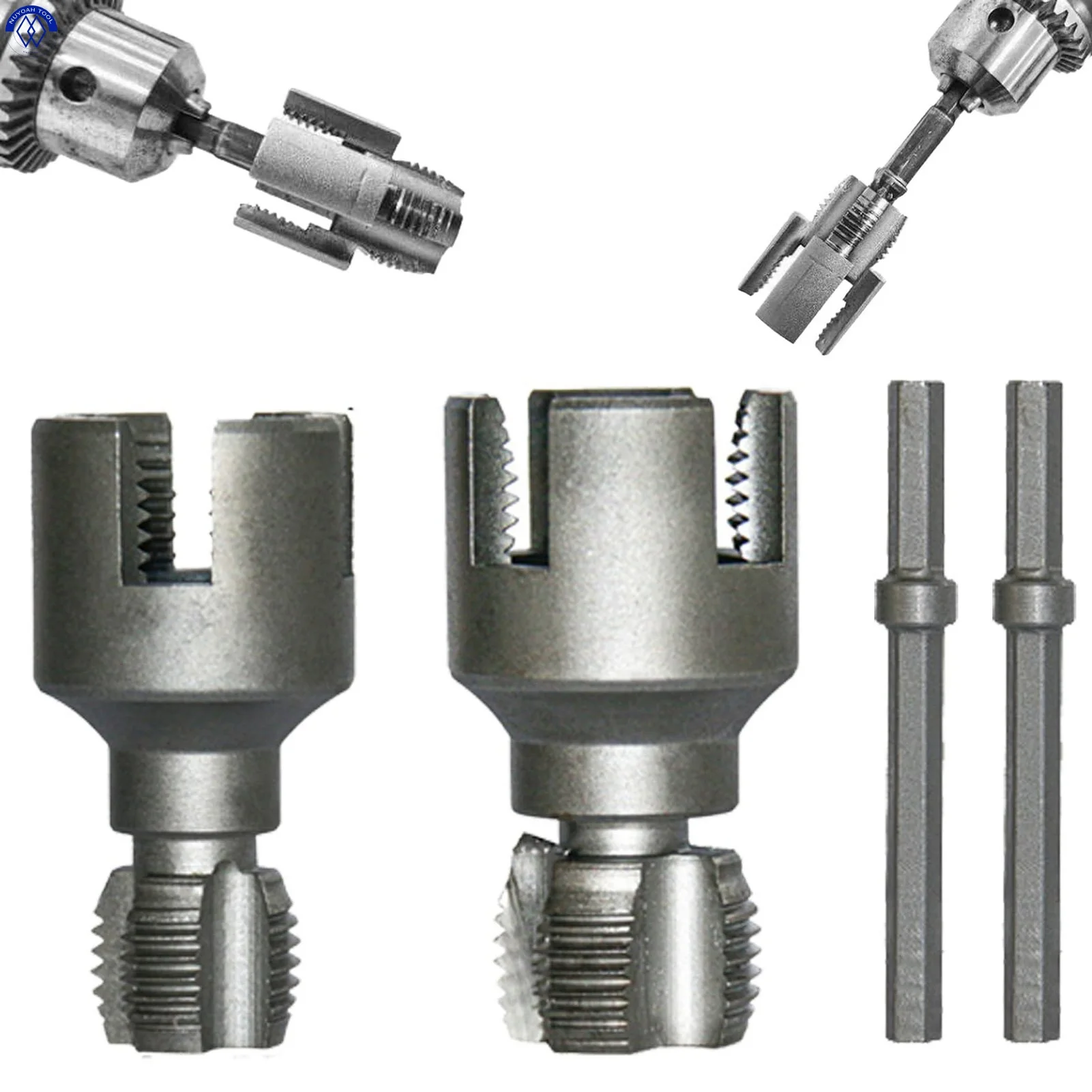 Pipe Thread Opener Portable Pvc Pipe Threader Tool Internal & External Pipe Threading Tool For Both Professional Home Projects