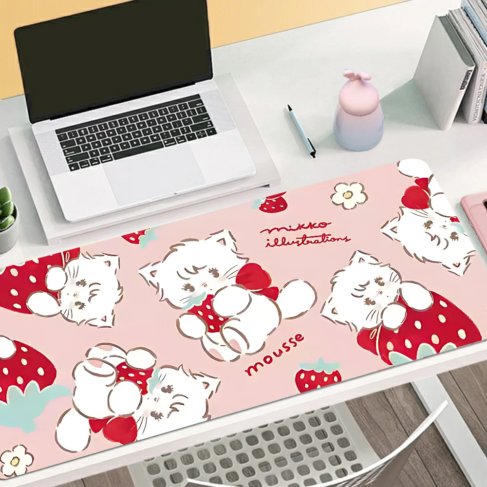 

M-Mikko Cat Mousepad Mousepad New Arrivals Large Gaming Mousepad L XL XXL Gamer Mouse Pad Size For Keyboards Mat