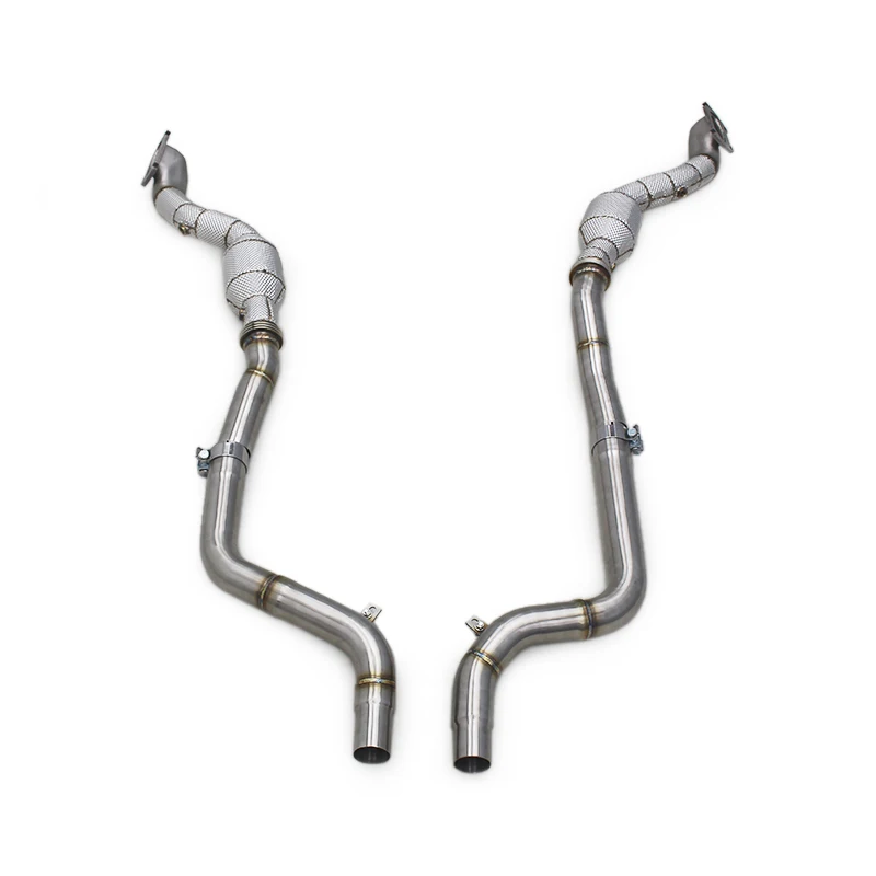 

Exhaust Downpipe For Dodge Challenger 3.6L 2015-2023 304Stainless Steel Catted Pipe Car Exhaust System