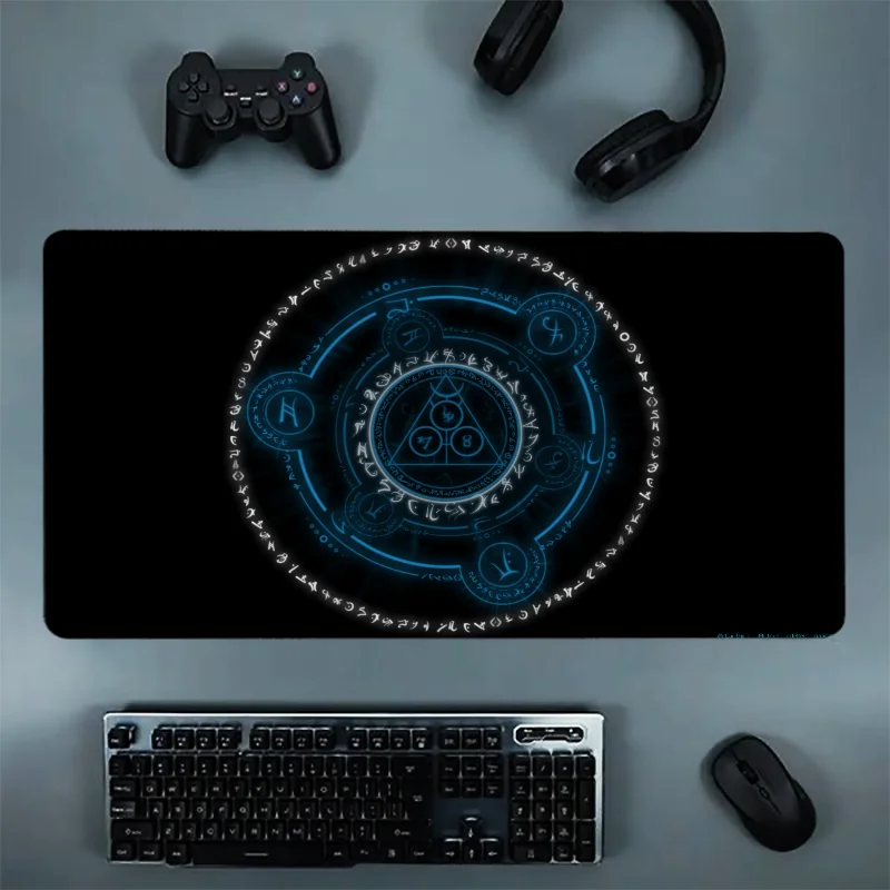 Magic Circle Deskmat Large Mouse Pad 900x400 Game Mats Mousepad Gamer Desk Mat Computer Accessories Gaming Mause Anime Office Pc