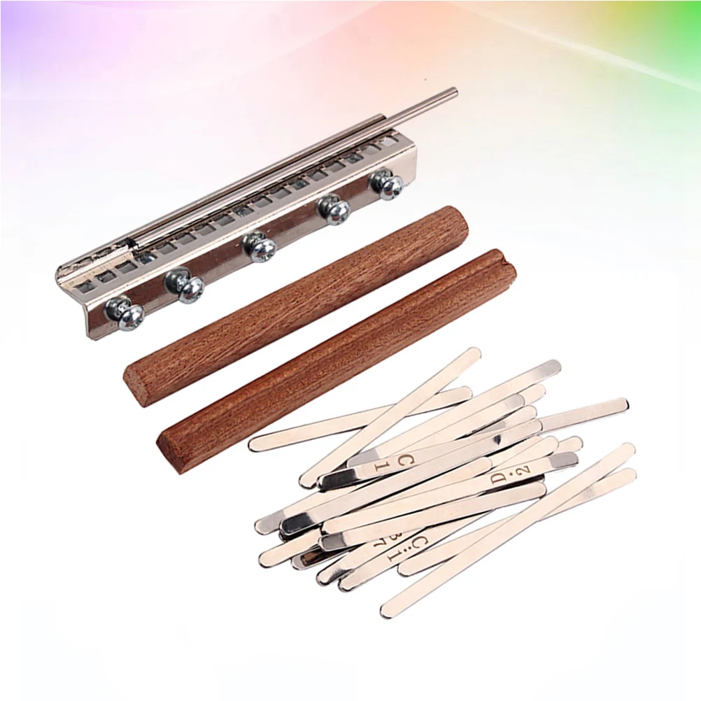 

Thumb Piano Kalimba Accessories Key for Music Lover Pickup 17 Note Keys with Bridge Percussion Instruments
